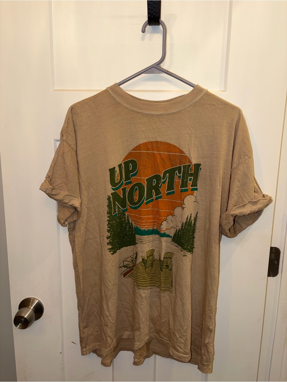 Up North Graphic Tee - Tan